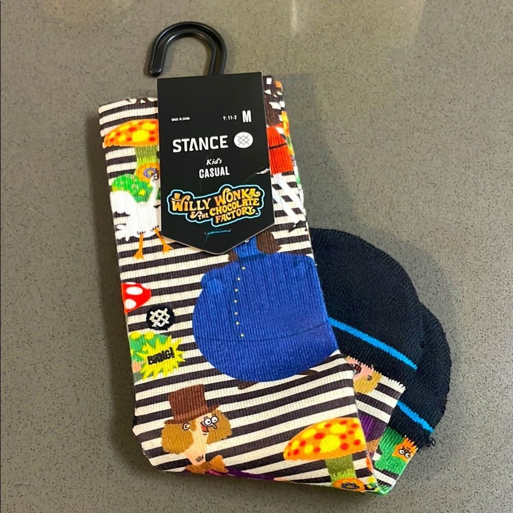 Stance Willy Wonka Casual kids MEDIUM  Socks New